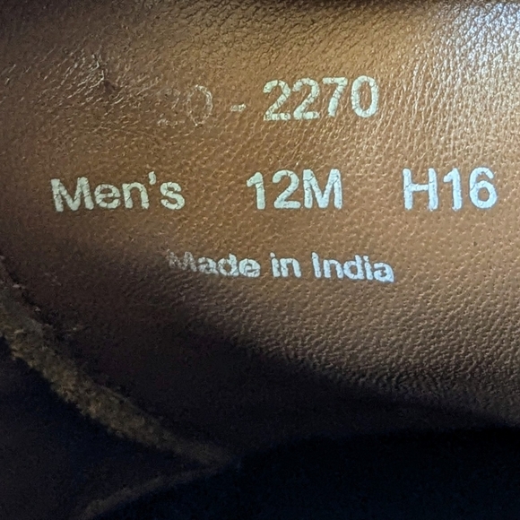 Johnson & Murphy Men's Light Brown Round Toe Lace Up Oxfords Size 12 M - Picture 10 of 10